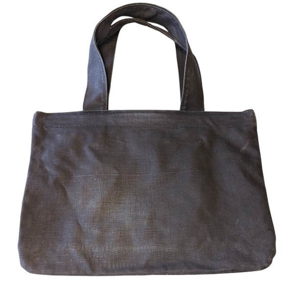 Black Canvas Tote Bag - Picture 3 of 8
